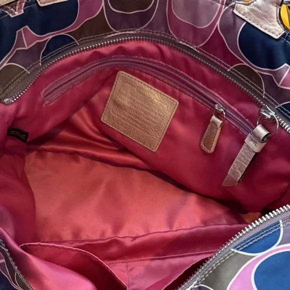 Coach Colorful Signature Tote Bag - Picture 10 of 16